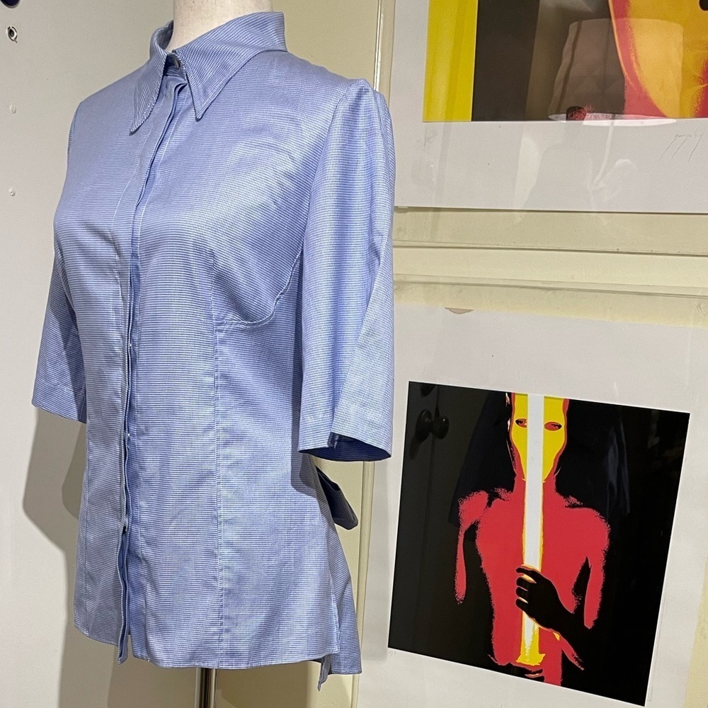 Stella McCartney Open Back Button Down Top - Picture 3 of 8